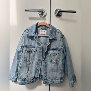 Zara Kids Blue Jean Jacket- Size 7